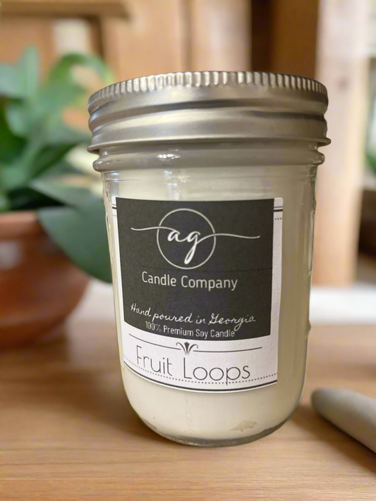 Fruit Loops - 8oz. Mason jar