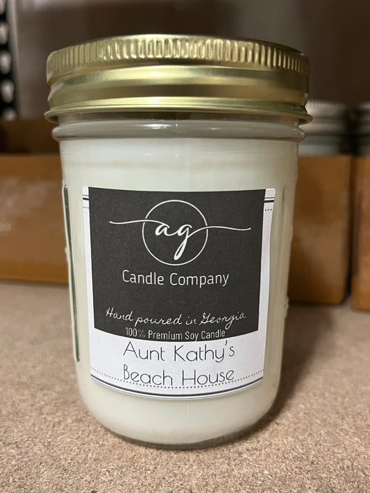 Aunt Kathy’s Beach House, 100% Natural Soy Wax candle